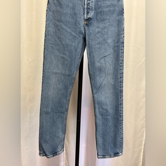 AGOLDE Riley High Rise Straight Crop in Transfer button fly | size 25 - Picture 3 of 11